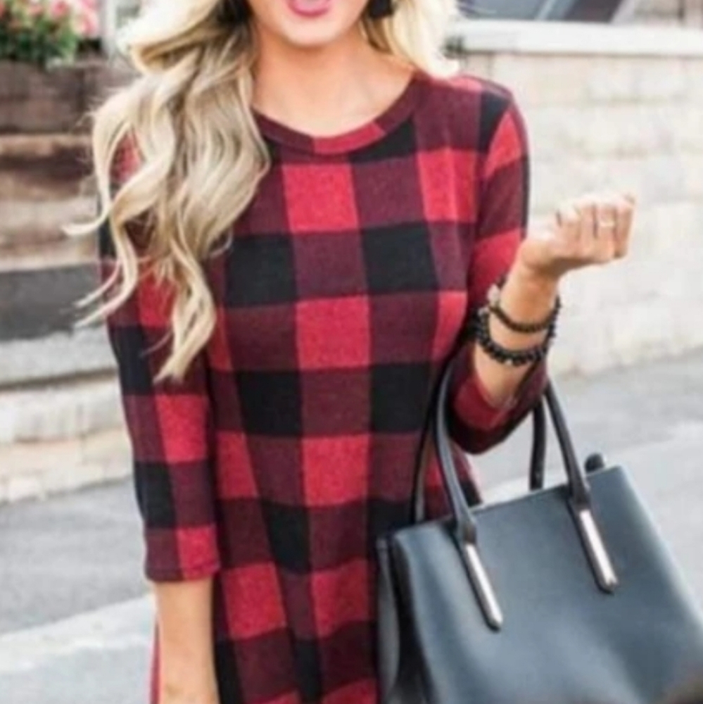 Buffalo Plaid Dress
